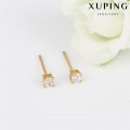 23550 Xuping gold plated stud earrings for women, earrings for women khazana jewellery